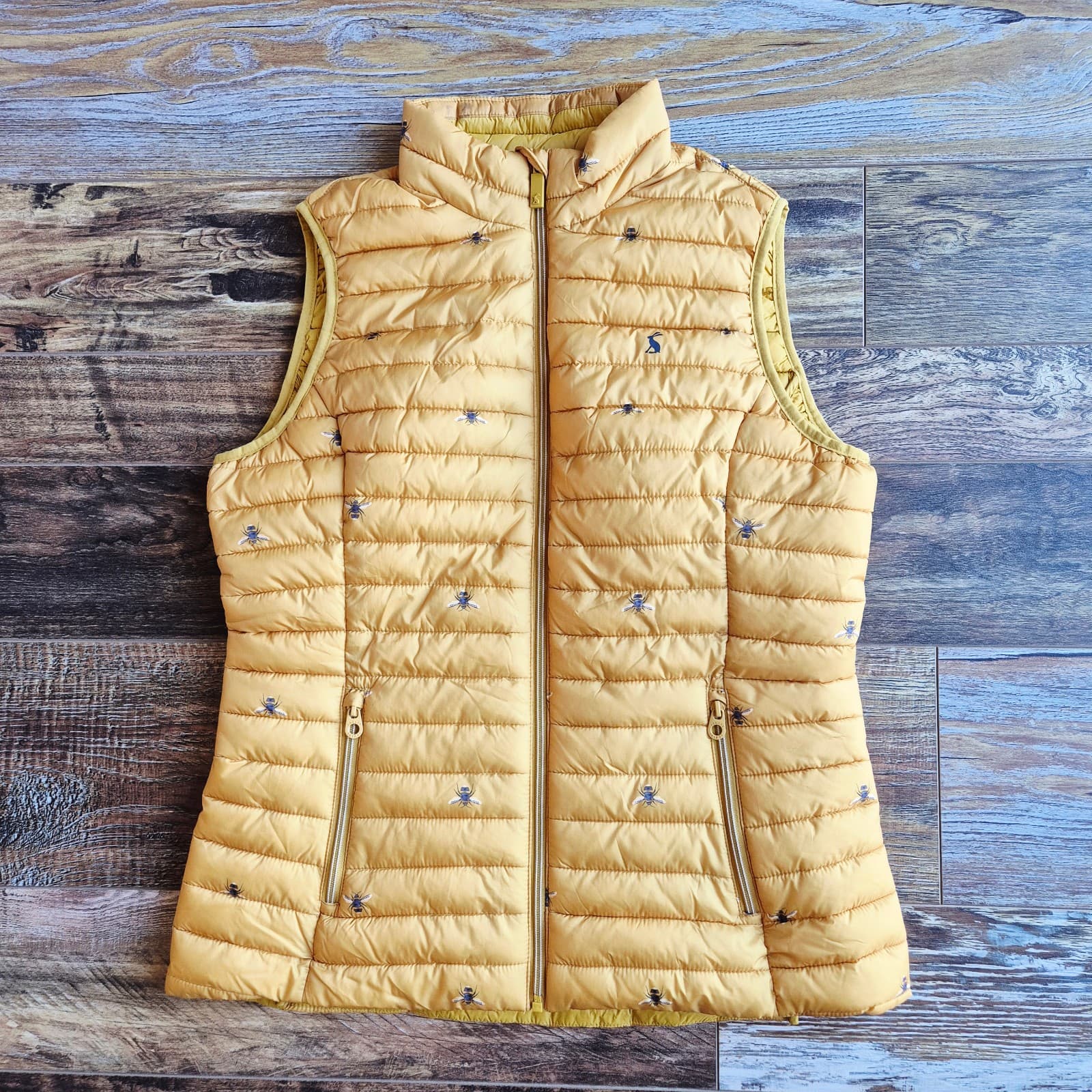 JOULES Goldbee Snug Gilet Puffer Vest Water Resistant Packable Pocket Women's 10 - Thumbnail 3