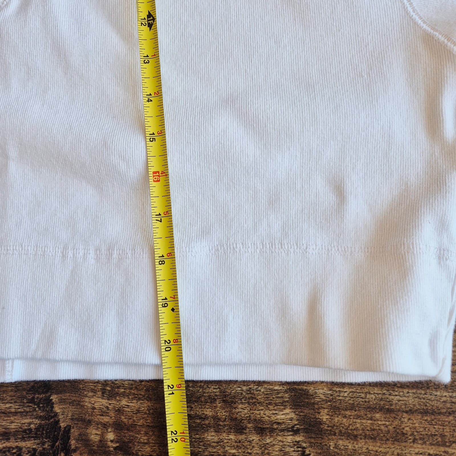 MOUSSY VINTAGE Made in Japan Boxy V-Neck Sweater Cotton Knit White Women's M - Thumbnail 12