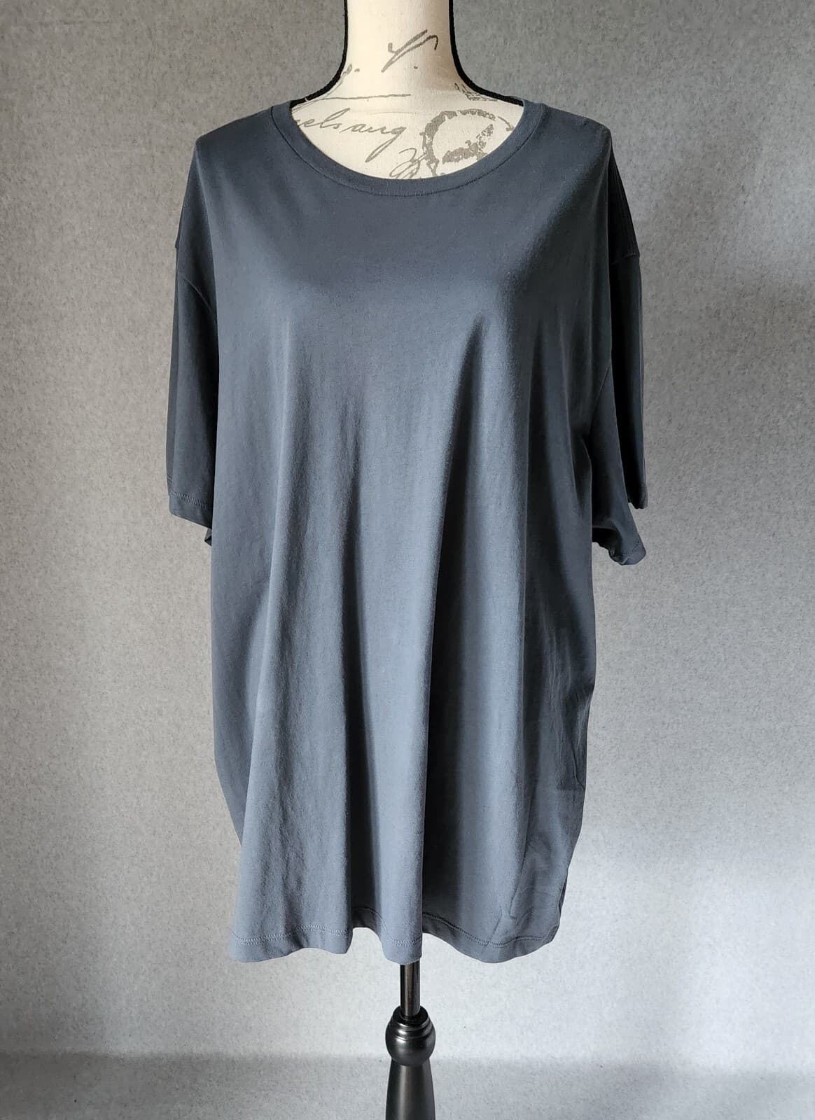 J.Crew Essential Tee-Shirt Knit Goods Short Sleeve 100% Cotton Grey Men 4X - Thumbnail 4