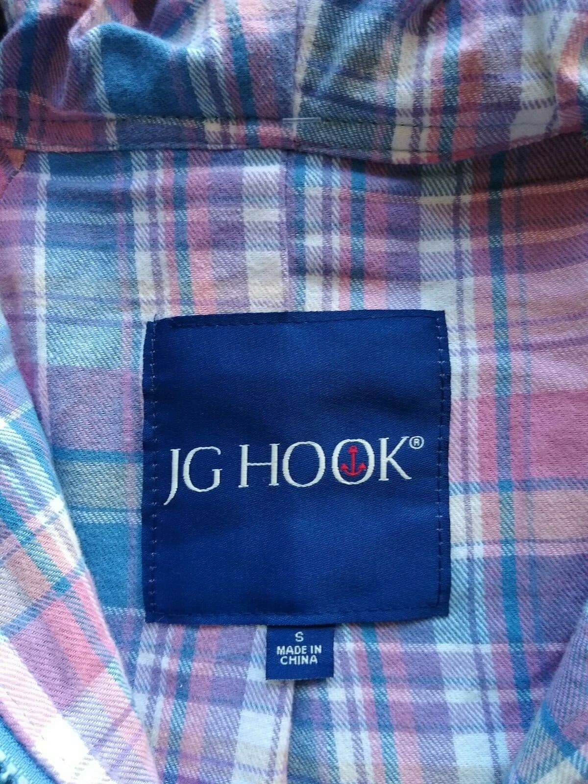 JG HOOK PVC Rain Coat Jacket Hood Cotton-Lined Zip Pockets Blue Sz.S - Thumbnail 11