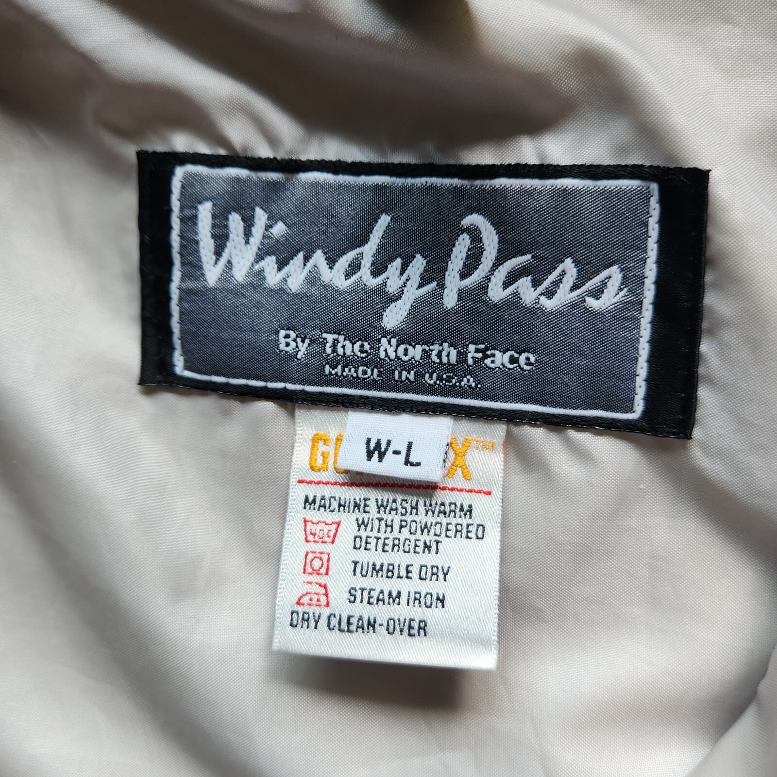 Vintage The North Face Windy Pass Goretex Windbreaker Rain Hooded Jacket Blue L - Thumbnail 10