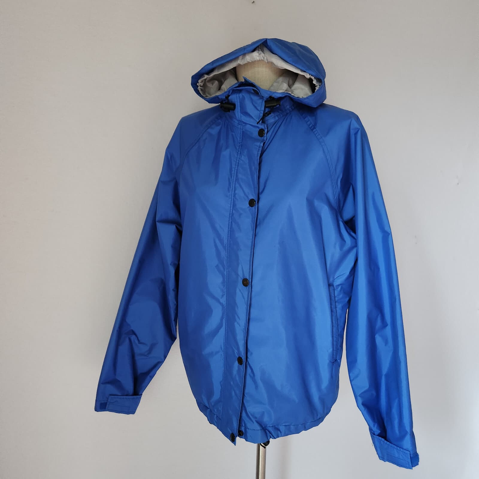 Vintage The North Face Windy Pass Goretex Windbreaker Rain Hooded Jacket Blue L - Thumbnail 2