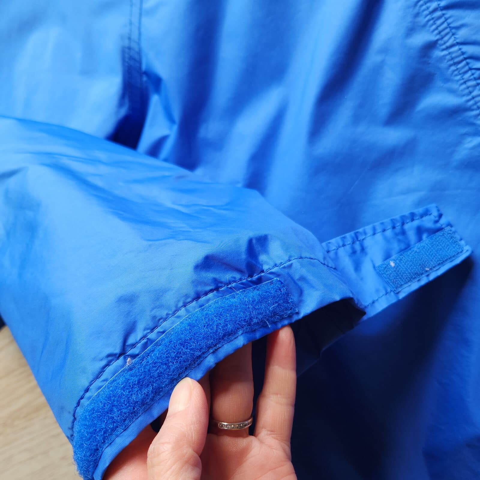 Vintage The North Face Windy Pass Goretex Windbreaker Rain Hooded Jacket Blue L - Thumbnail 6