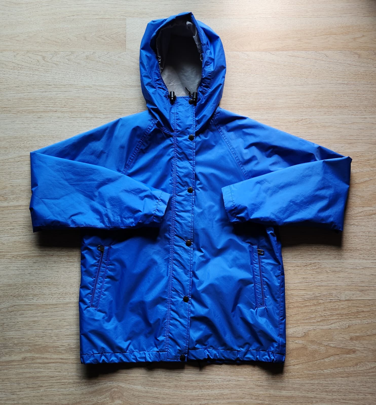 Vintage The North Face Windy Pass Goretex Windbreaker Rain Hooded Jacket Blue L - Thumbnail 3
