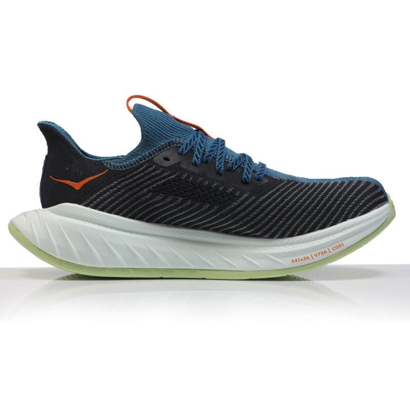 Hoka One One Carbon X 3 Men’s Running Shoes Comfort Lace-Up Blue Black US 10D - Thumbnail 12