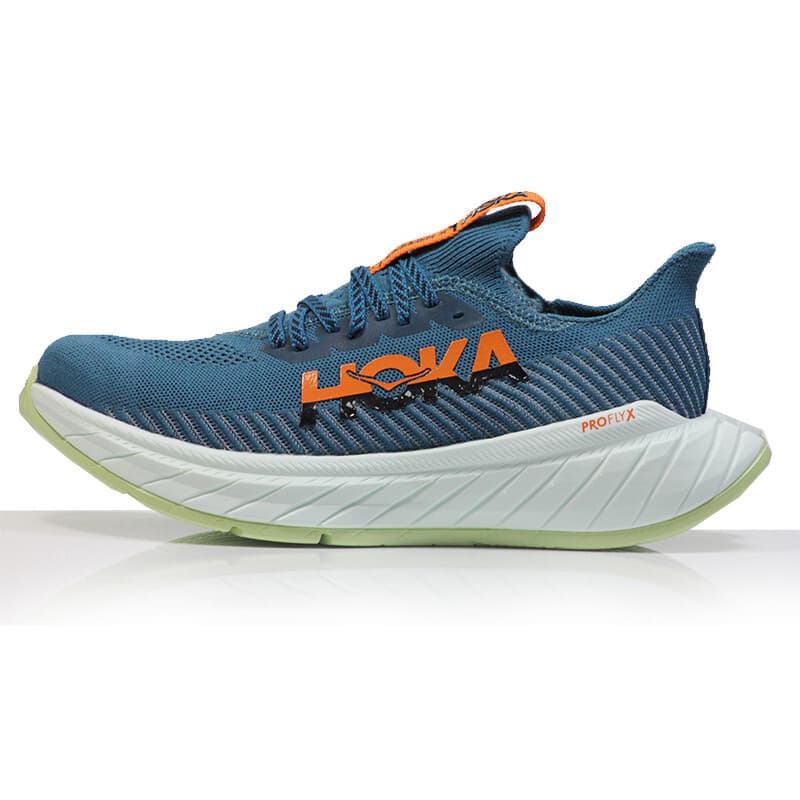 Hoka One One Carbon X 3 Men’s Running Shoes Comfort Lace-Up Blue Black US 10D - Thumbnail 11