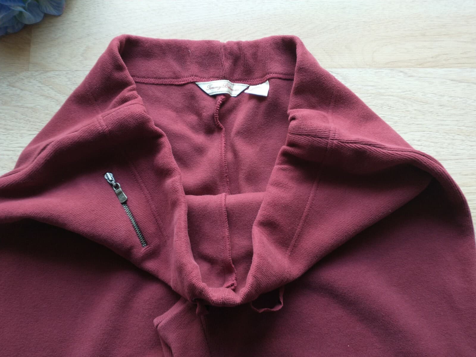 Tommy Bahama Sweatpants Drawstring Elastic Waist Red Cotton Blend Women Sz.L - Thumbnail 5
