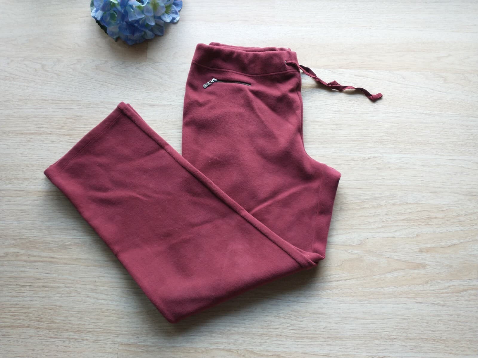 Tommy Bahama Sweatpants Drawstring Elastic Waist Red Cotton Blend Women Sz.L - Thumbnail 2