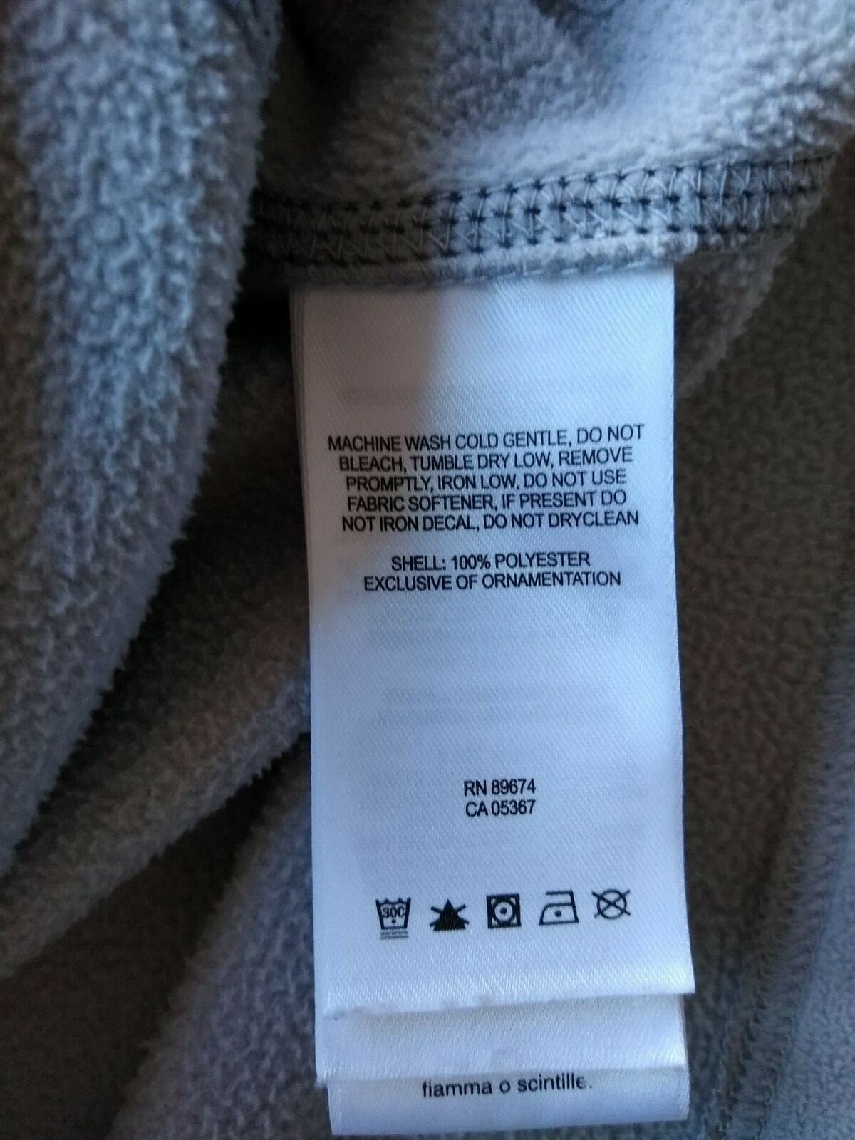 MOUNTAIN HARDWEAR Women Fleece Sweatshirt Pullover 1/4 Zip Gray Sz.M - Thumbnail 8