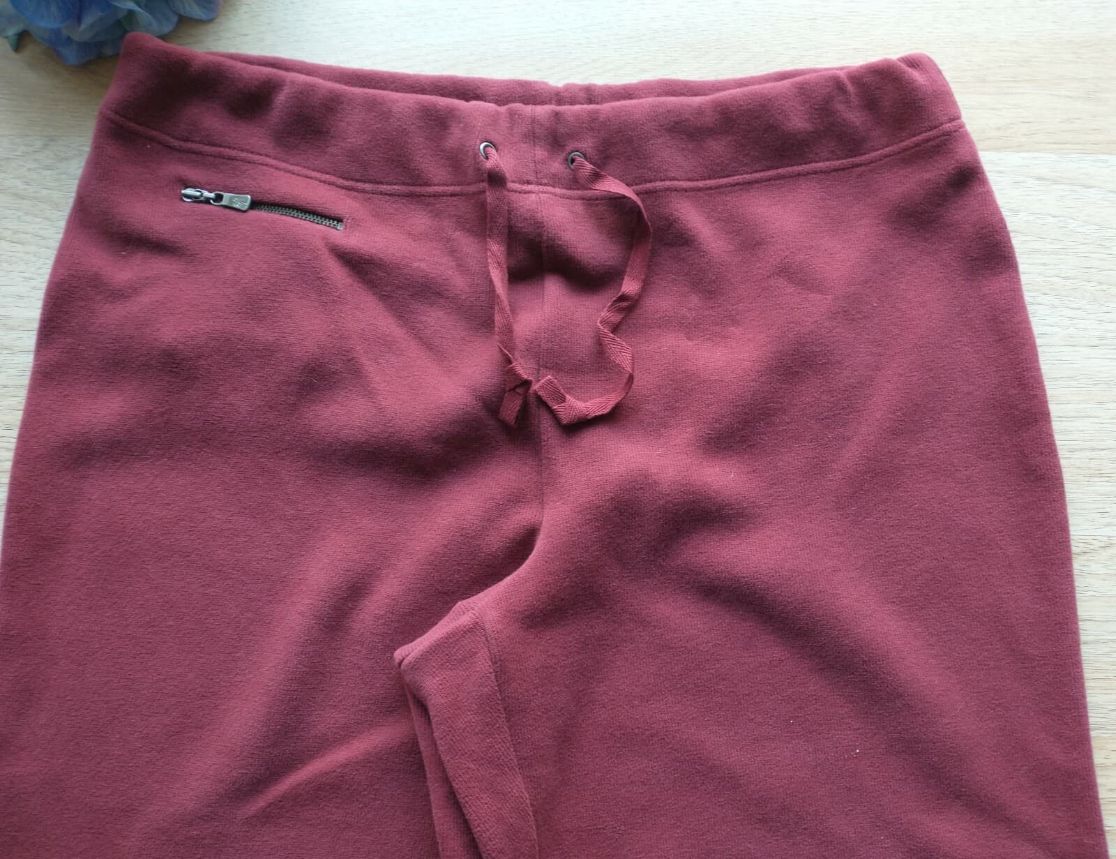 Tommy Bahama Sweatpants Drawstring Elastic Waist Red Cotton Blend Women Sz.L - Thumbnail 3