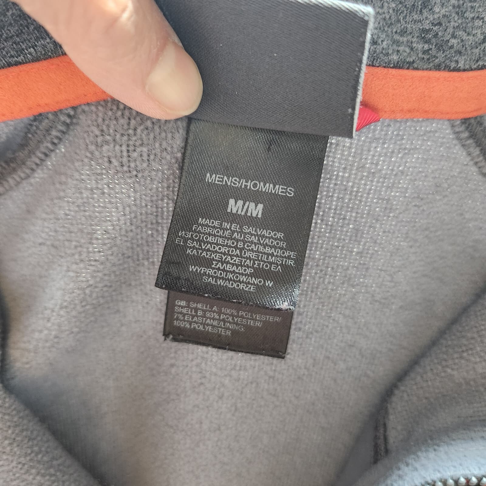 The North Face Canyonlands Half Zip Fleece Lined Sweater Jacket Grey Men's M - Thumbnail 7