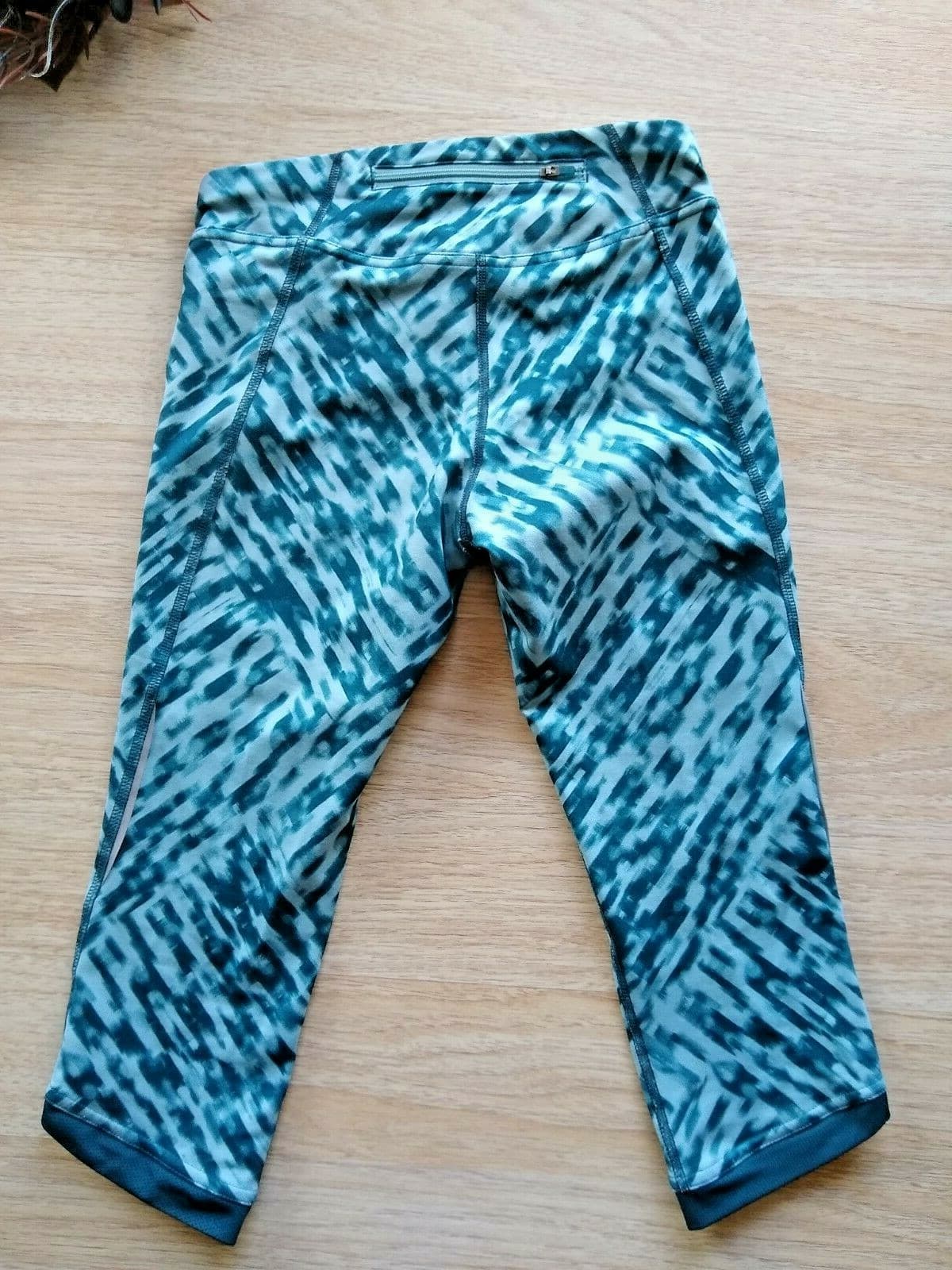 The North Face Women Motivation Printed Legging Cropped Knit Pants Blue Sz.XS - Thumbnail 2