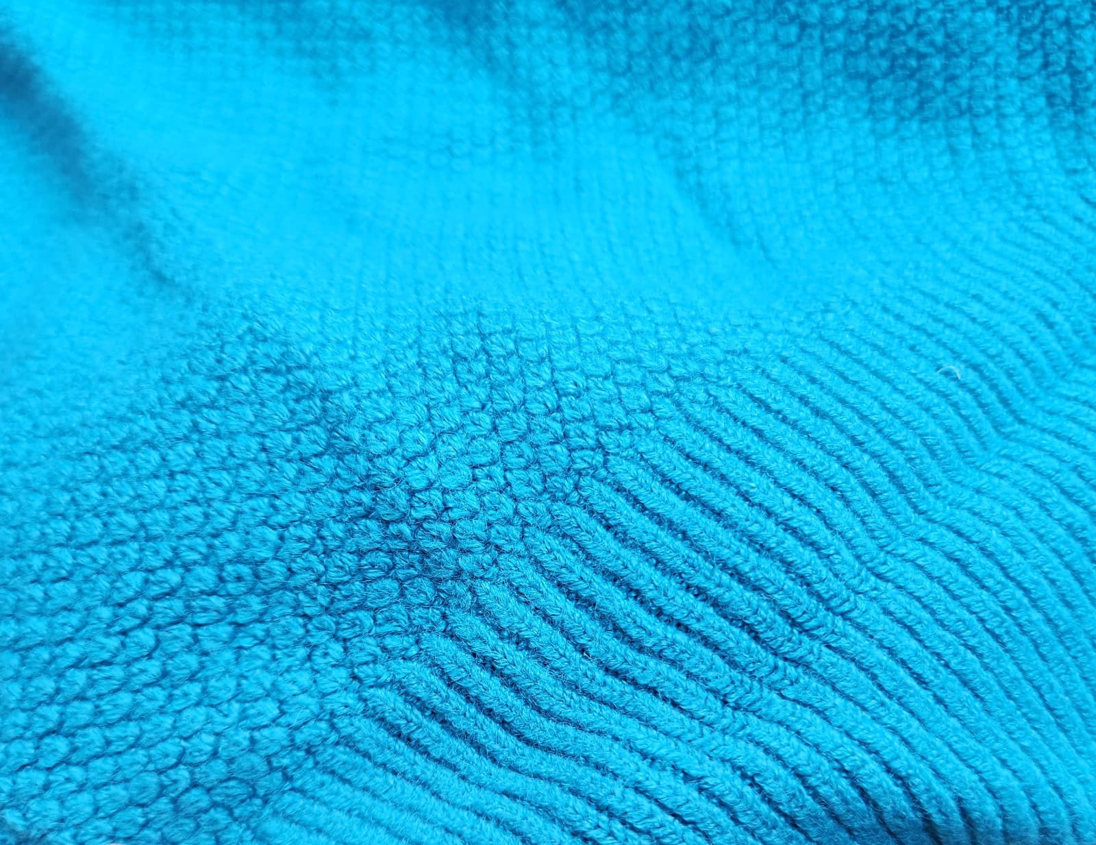 Vintage New Christian Dior Monsieur Made in USA Orlon Acrylic Sweater Blue Men L - Thumbnail 6
