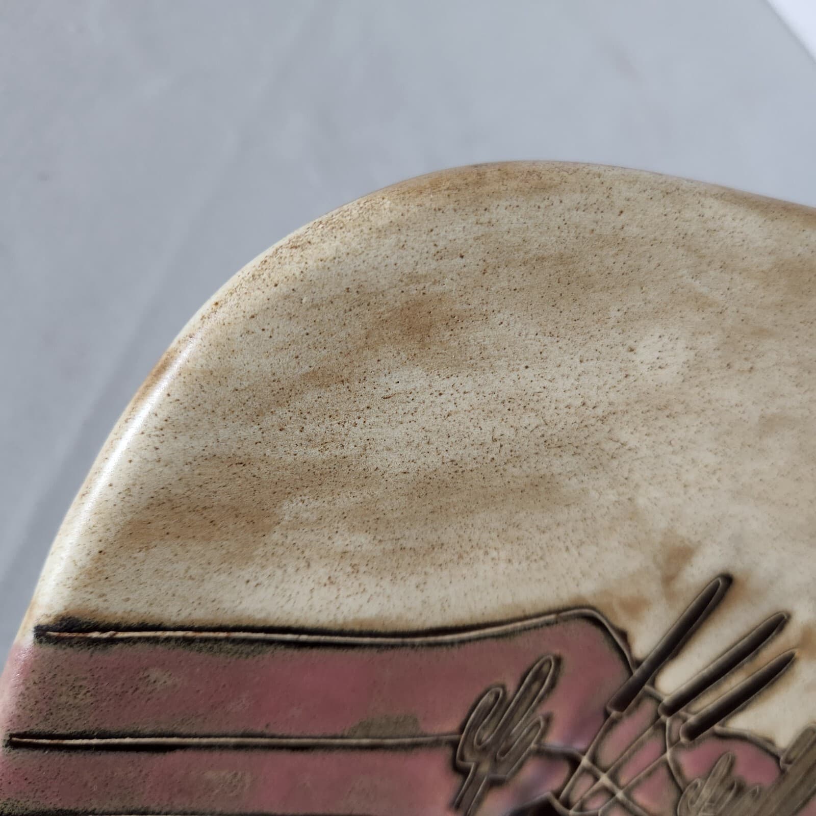 Design by Mara Mexico Pottery Stoneware Cactus in Desert 12"x12" Plate - Thumbnail 4