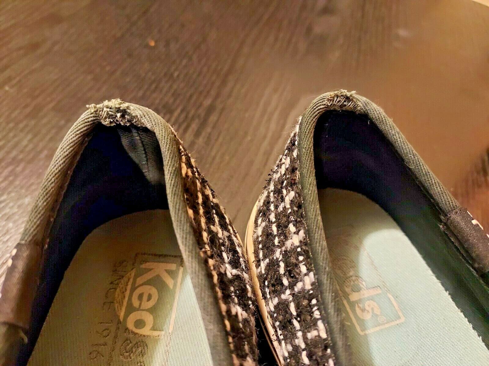 Keds Double Decker Tweed Slip-On Fashion Sneaker Metallic Black Women US8.5 - Thumbnail 12