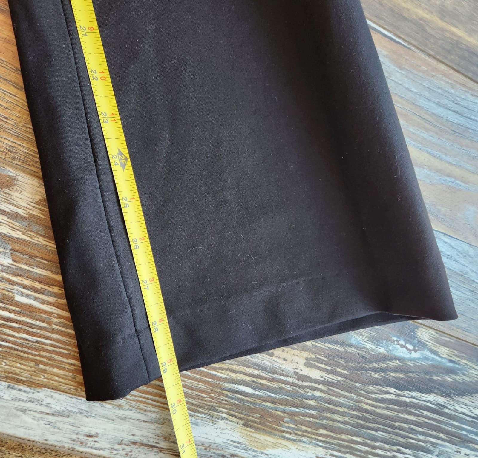 NWT Quince Ultra Stretch Ponte Trouser High Rise Straight Leg Pocket Black Sz.2 - Thumbnail 15