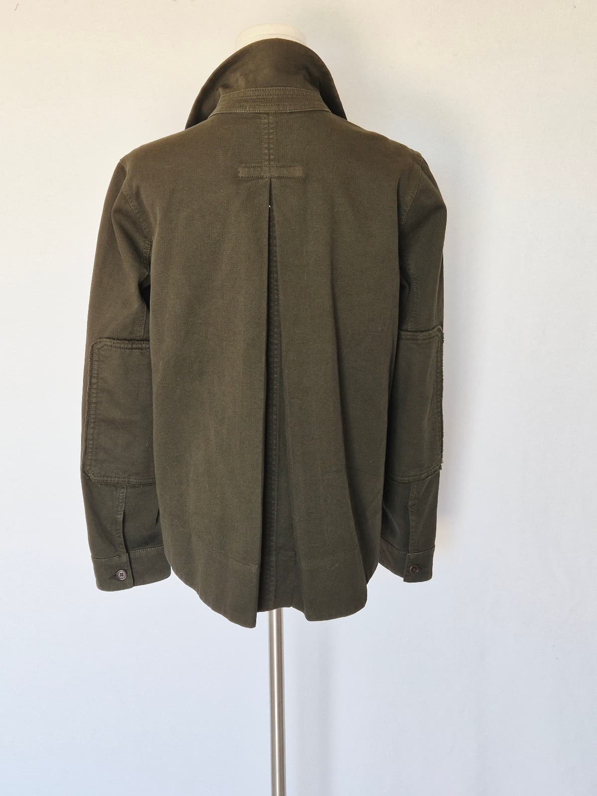 NWoT Standard James Perse Made in Italy Cropped Utility Jacket Green Women's 1-S - Thumbnail 7