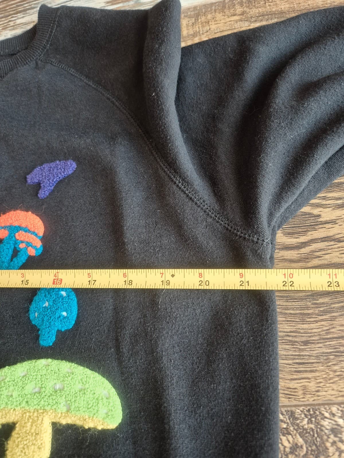 AMBSN x Modest Mouse Mushroom Embroidered Crewneck Sweatshirt Black Men's M - Thumbnail 14