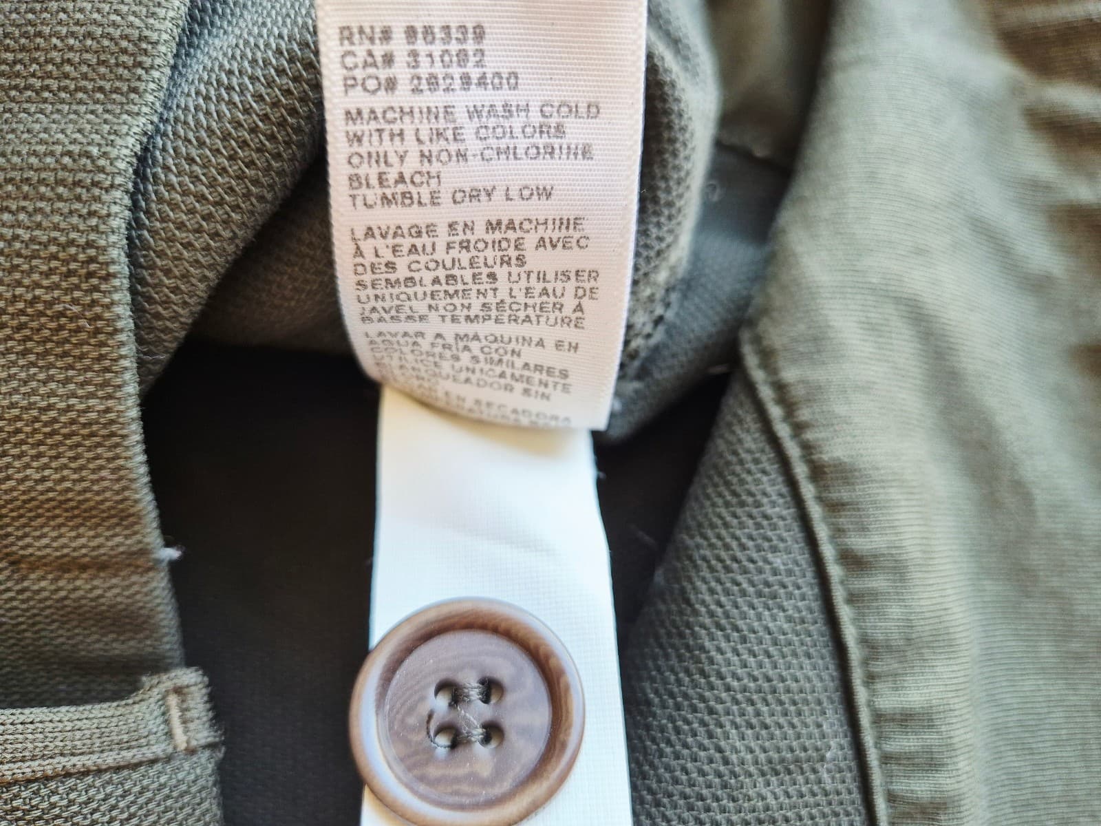 NWoT Standard James Perse Made in Italy Cropped Utility Jacket Green Women's 1-S - Thumbnail 11