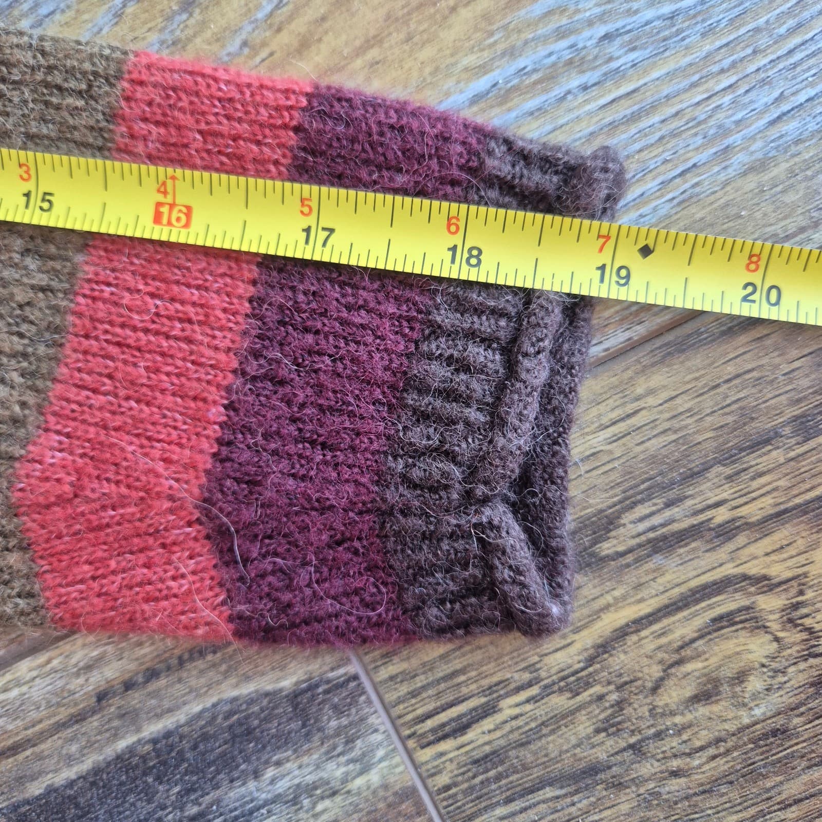 Madewell Alpaca Blend Chelsea Pocket Sweater Multi-Stripe Sweet Dahlia Women's M - Thumbnail 13
