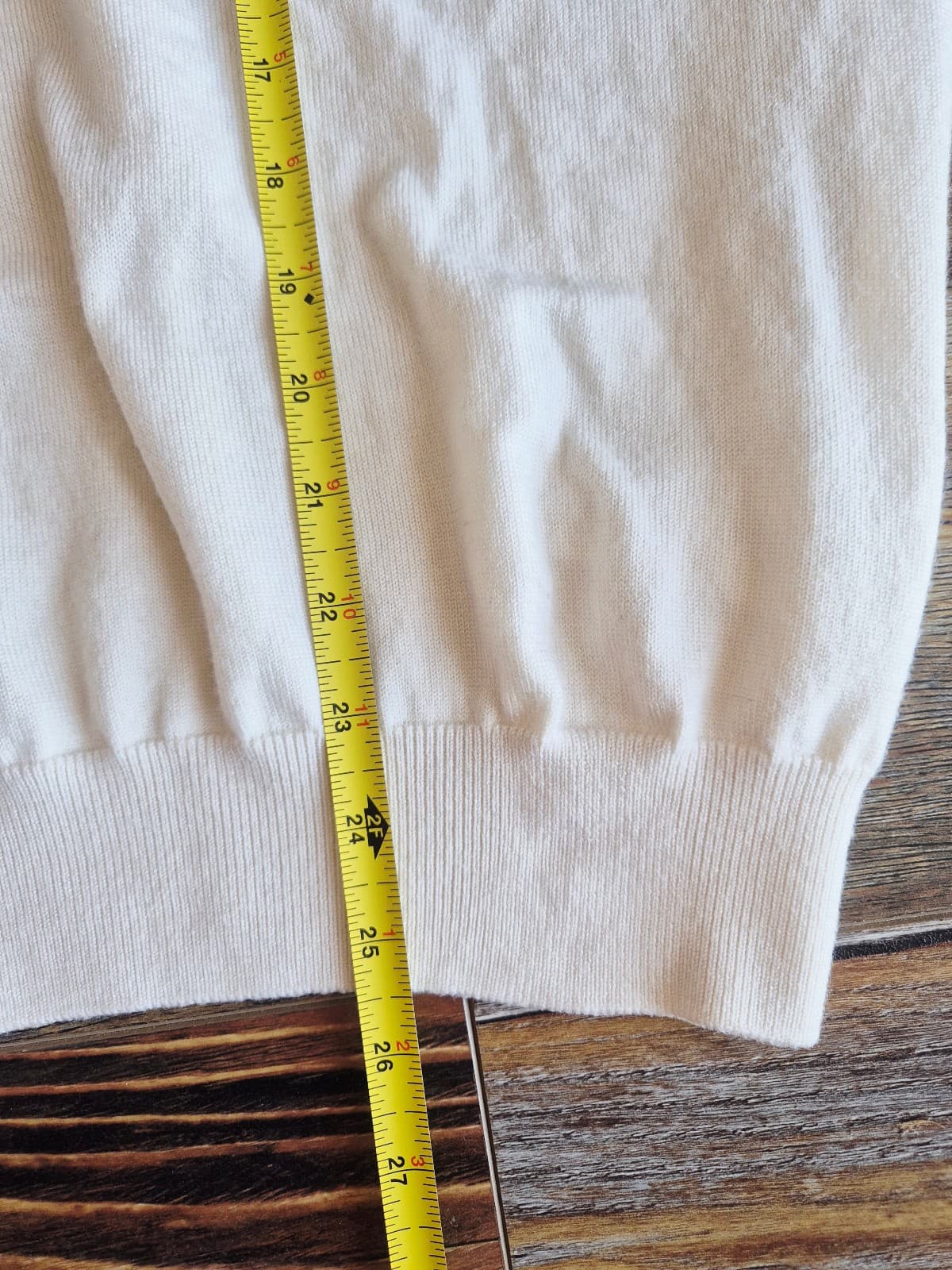 SUITSUPPLY Pure Merino Wool Crew Neck Sweater Pullover Slim Fit Cream Men's S - Thumbnail 12
