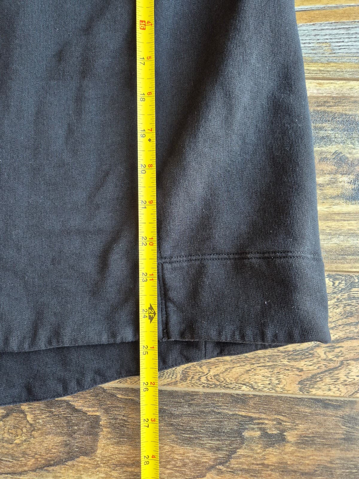 Standard James Perse French Terry Hoodie Open Sweat Cardigan Black Women's 1 (S) - Thumbnail 15