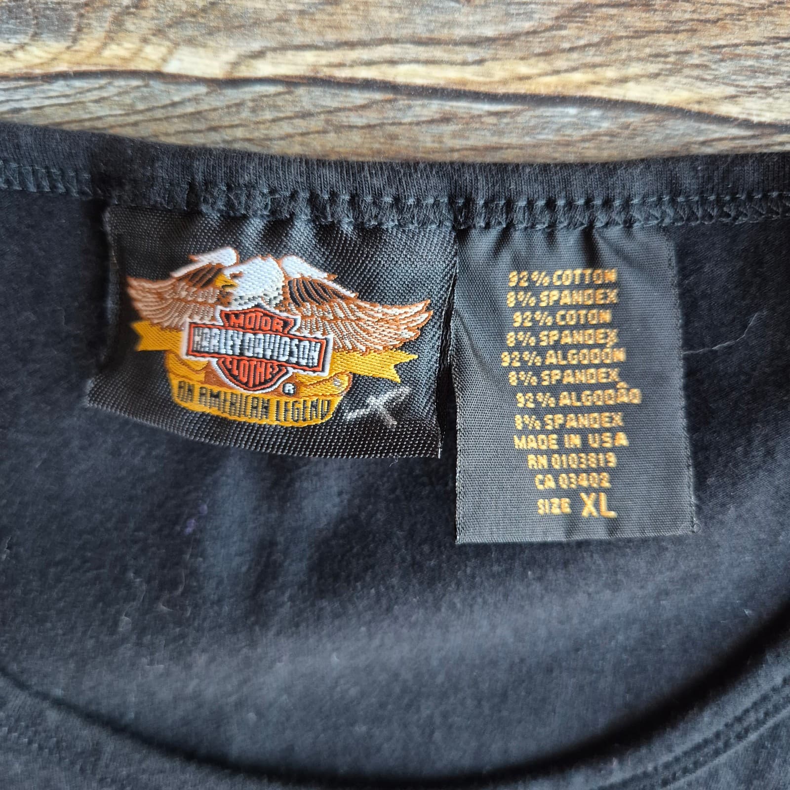 Vintage Harley Davidson Made in USA 100 Years of Great Motorcycs T-Shirt Sz.XL - Thumbnail 7