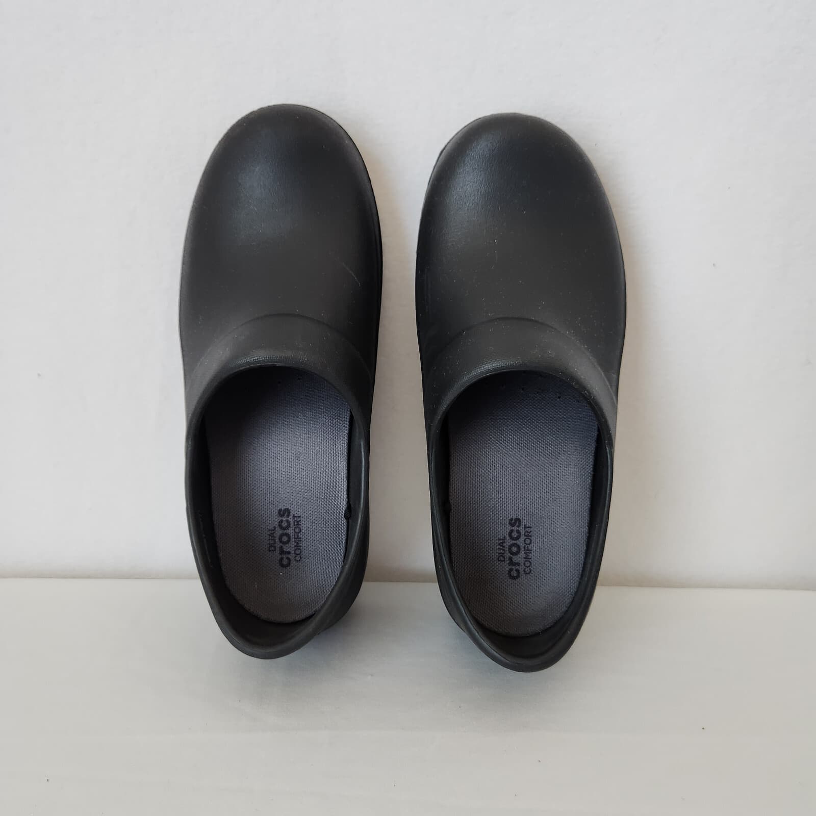Crocs Women's US8 Neria Pro II Slip Resistant Work Clog Shoe Dual Comfort Black - Thumbnail 3