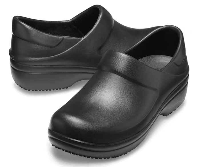 Crocs Women's US8 Neria Pro II Slip Resistant Work Clog Shoe Dual Comfort Black - Thumbnail 2