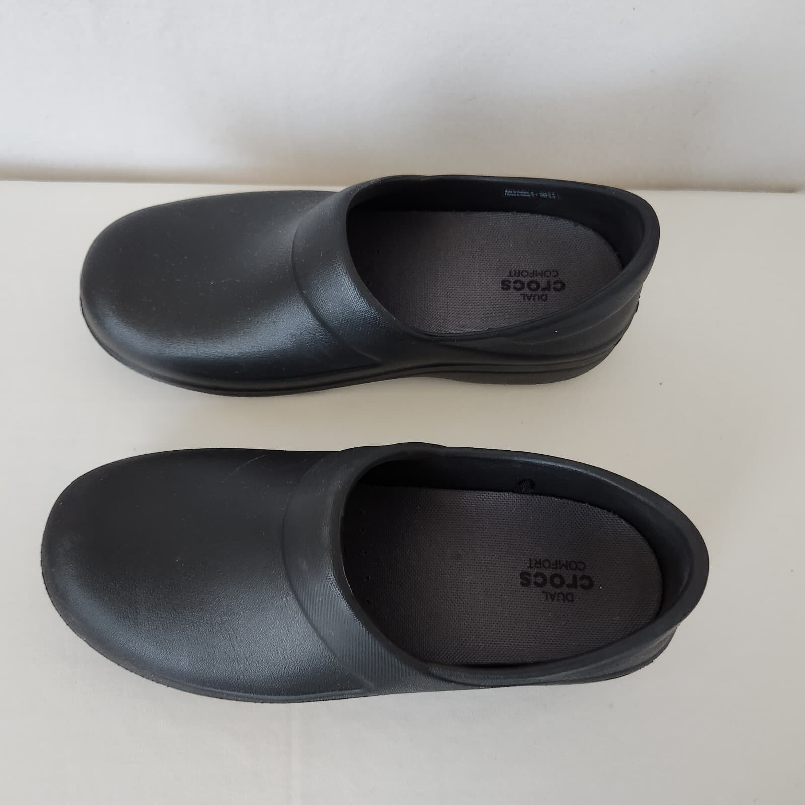 Crocs Women's US8 Neria Pro II Slip Resistant Work Clog Shoe Dual Comfort Black - Thumbnail 5