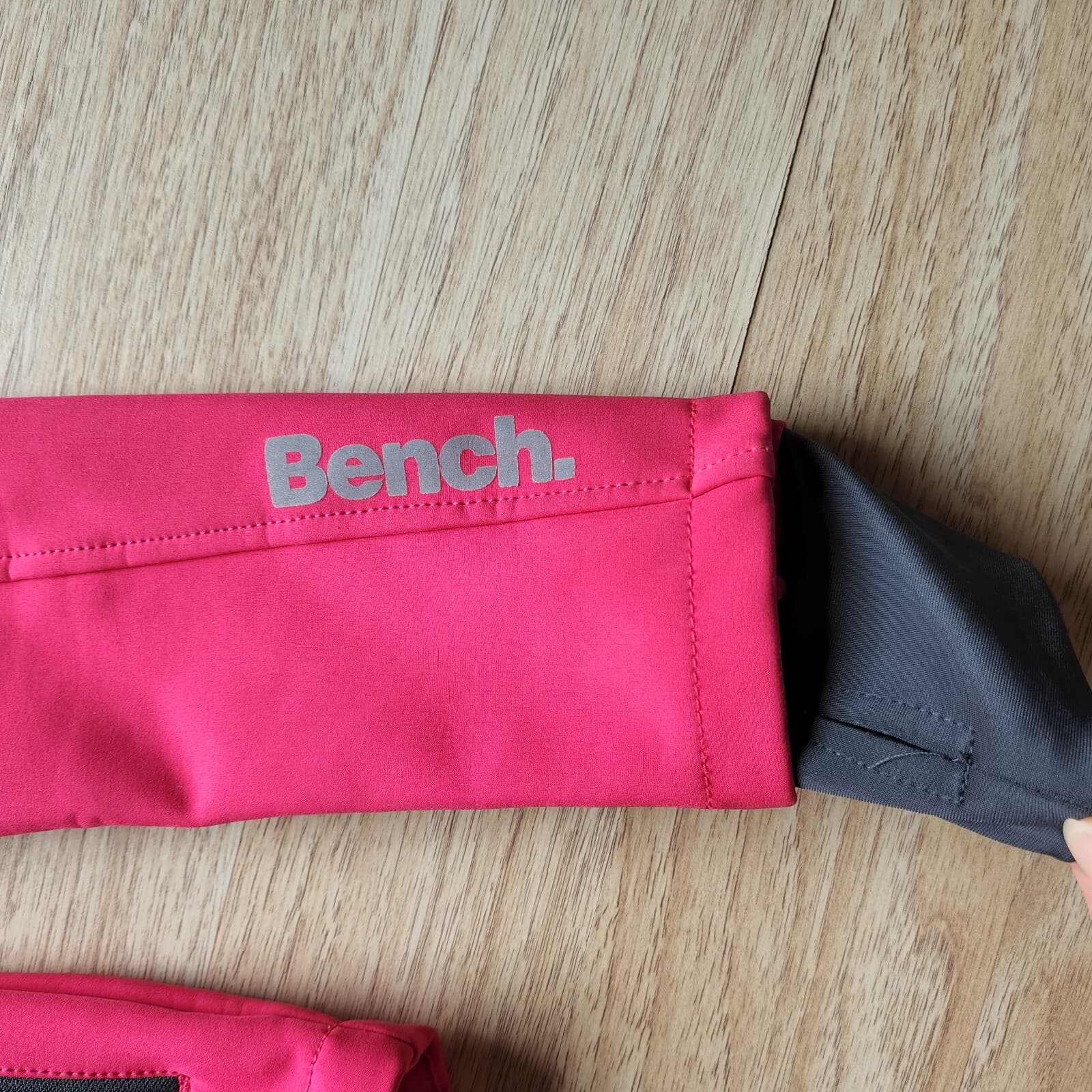 Bench Activewear Fleece Lined Hooded Jacket Full-Zip Pocket Pink Women M - Thumbnail 6