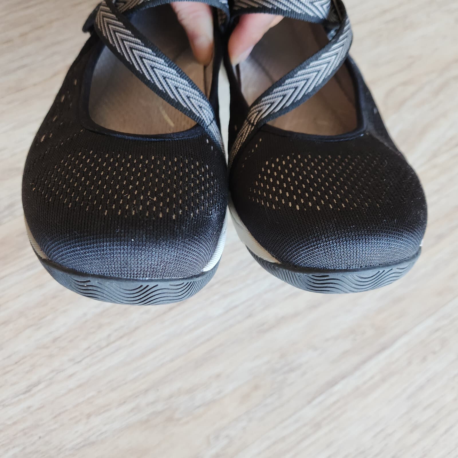 Dansko Haven Marry Jane Suede Mesh Comfort Shoe Flat Hook Loop Black EU37 - Thumbnail 8