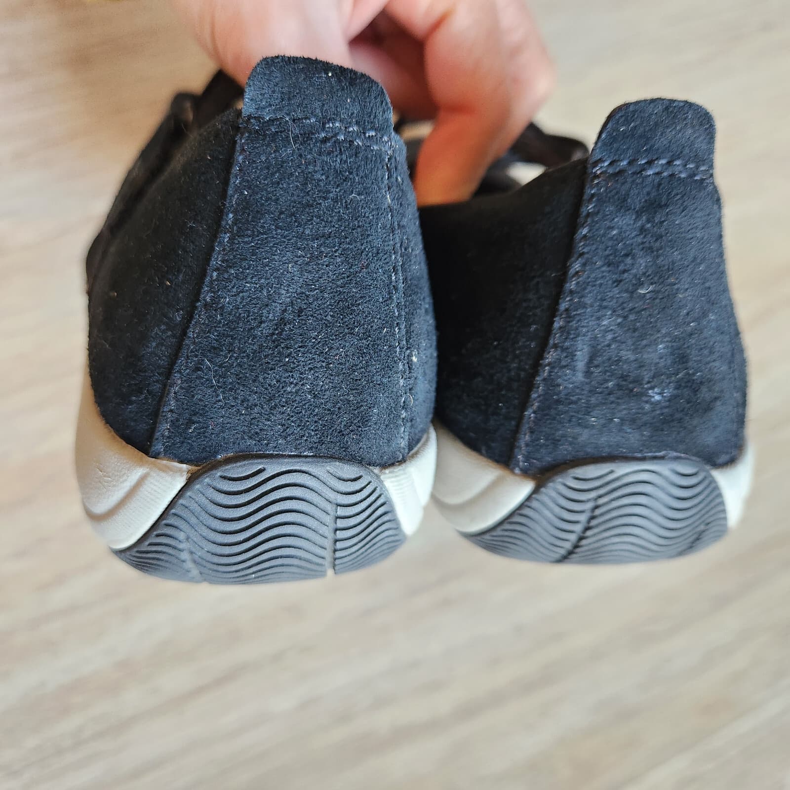 Dansko Haven Marry Jane Suede Mesh Comfort Shoe Flat Hook Loop Black EU37 - Thumbnail 9