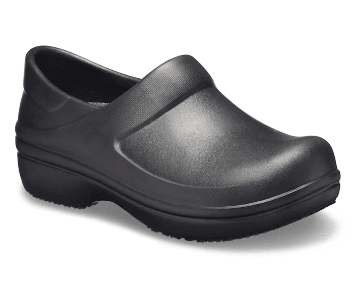 Crocs Women's US8 Neria Pro II Slip Resistant Work Clog Shoe Dual Comfort Black - Thumbnail 4