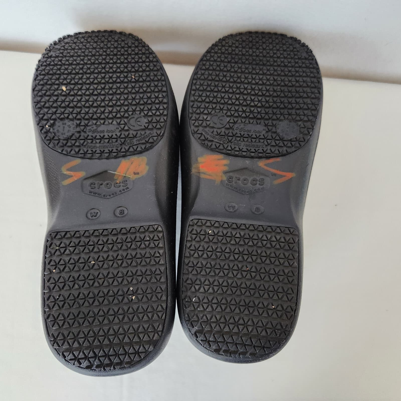 Crocs Women's US8 Neria Pro II Slip Resistant Work Clog Shoe Dual Comfort Black - Thumbnail 9