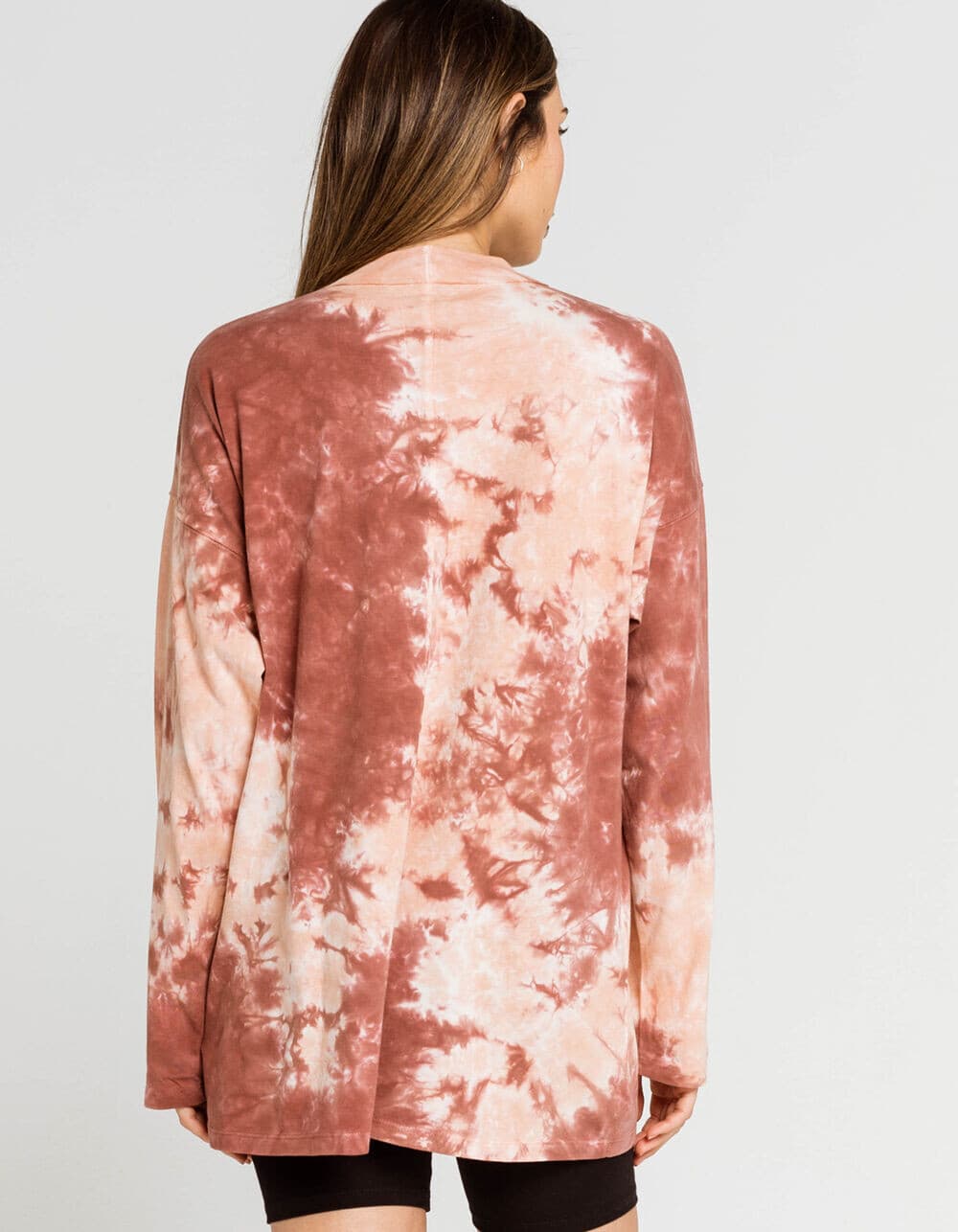 We The Free Be Free Tie-Dye Long Sleeve Tee-Shirt Cotton Rust-Combo Women's S - Thumbnail 5