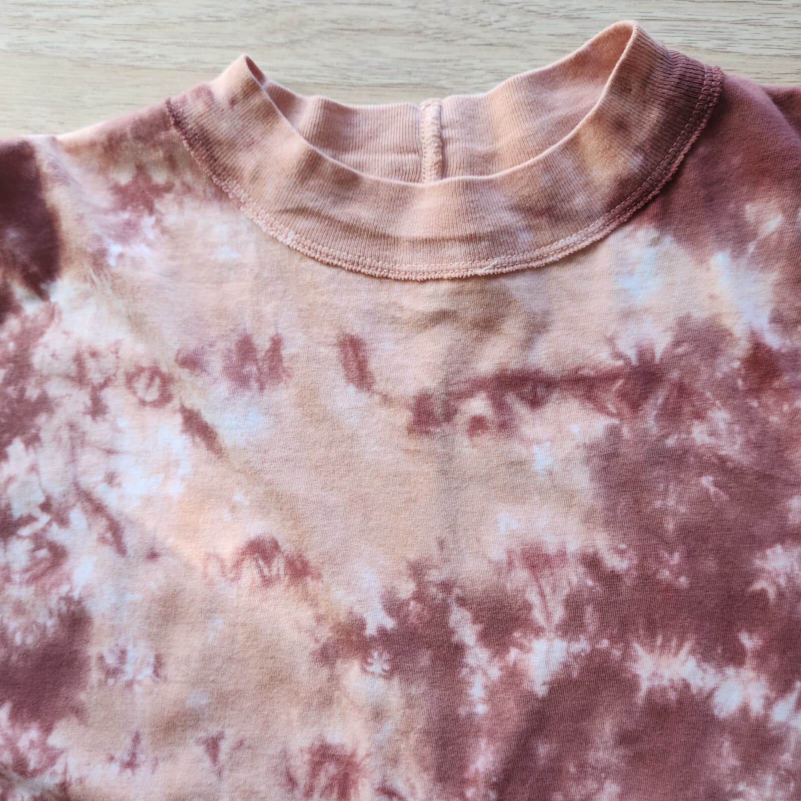 We The Free Be Free Tie-Dye Long Sleeve Tee-Shirt Cotton Rust-Combo Women's S - Thumbnail 9