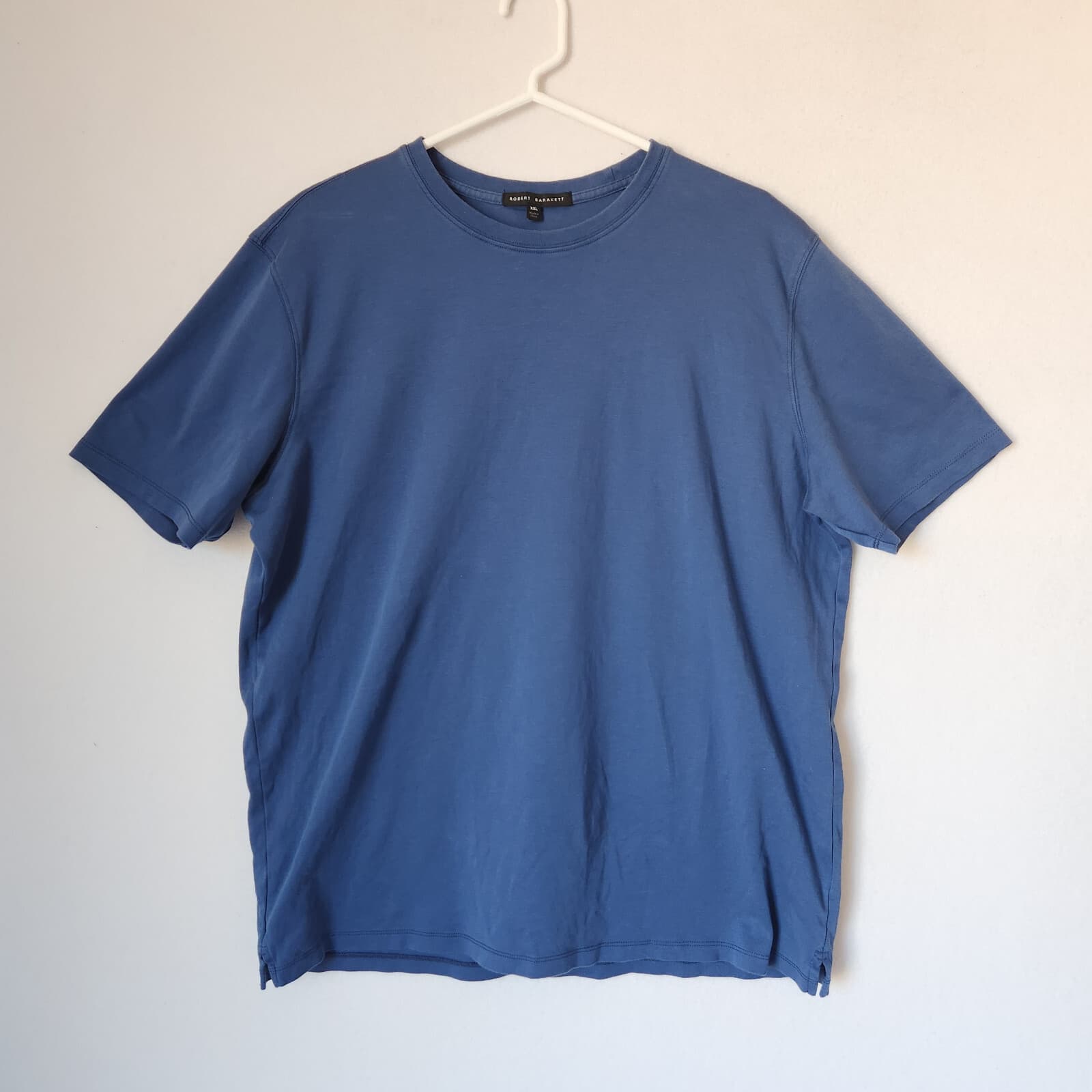 Robert Barakett Crewneck T-Shirt Short Sleeve Pima Cotton Poseidon Blue Mens XXL - Thumbnail 2