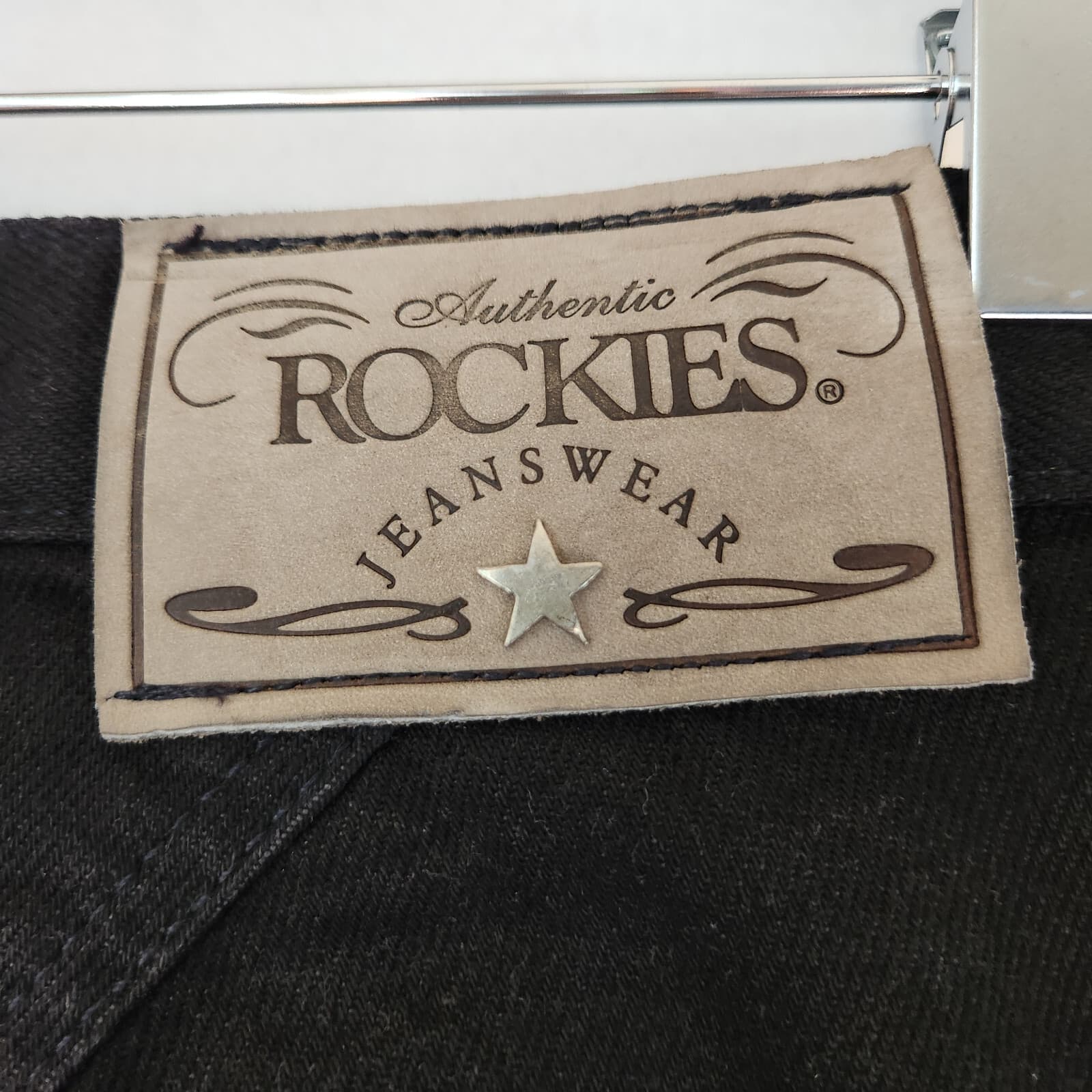 Vintage Rockies Y-York High Waist Jean Bareback Black Women 27/5 Inseam 36 - Thumbnail 7