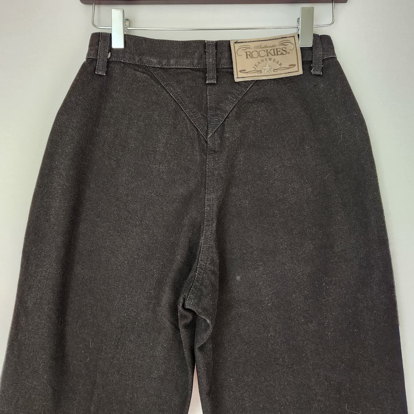 Vintage Rockies Y-York High Waist Jean Bareback Black Women 27/5 Inseam 36 - Thumbnail 6