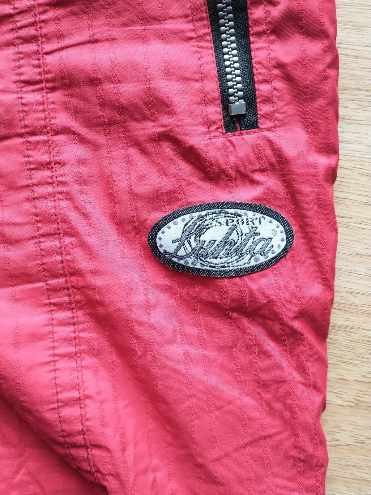 Vintage Luhta Snow/Ski Pants Zip Pocket Red Women Sz.12 Made in Portugal - Thumbnail 5