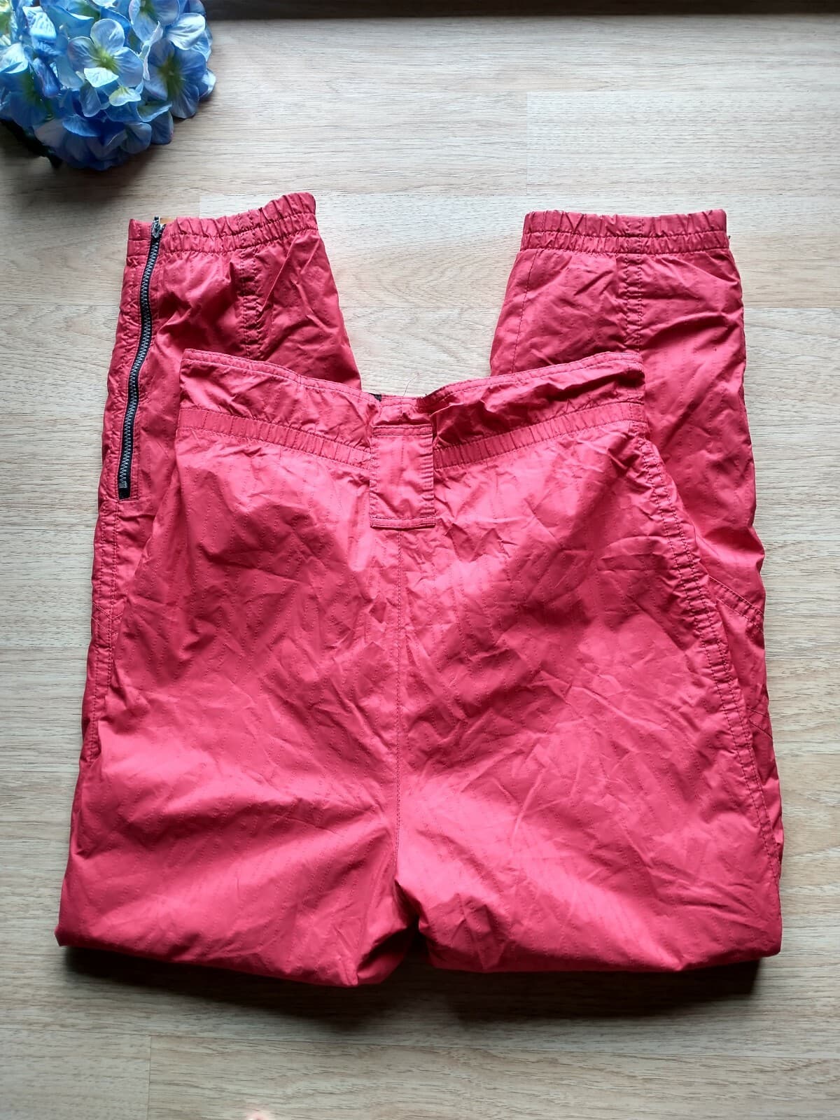 Vintage Luhta Snow/Ski Pants Zip Pocket Red Women Sz.12 Made in Portugal - Thumbnail 7