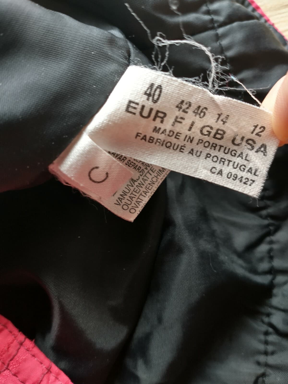 Vintage Luhta Snow/Ski Pants Zip Pocket Red Women Sz.12 Made in Portugal - Thumbnail 8