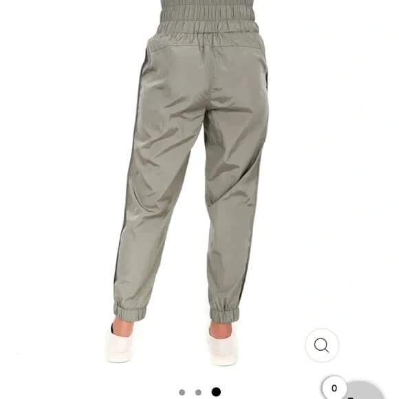 NWoT FREE PEOPLE Movement The Way Home Jogger Pants High Rise Arctic Mist Sz.L - Thumbnail 4