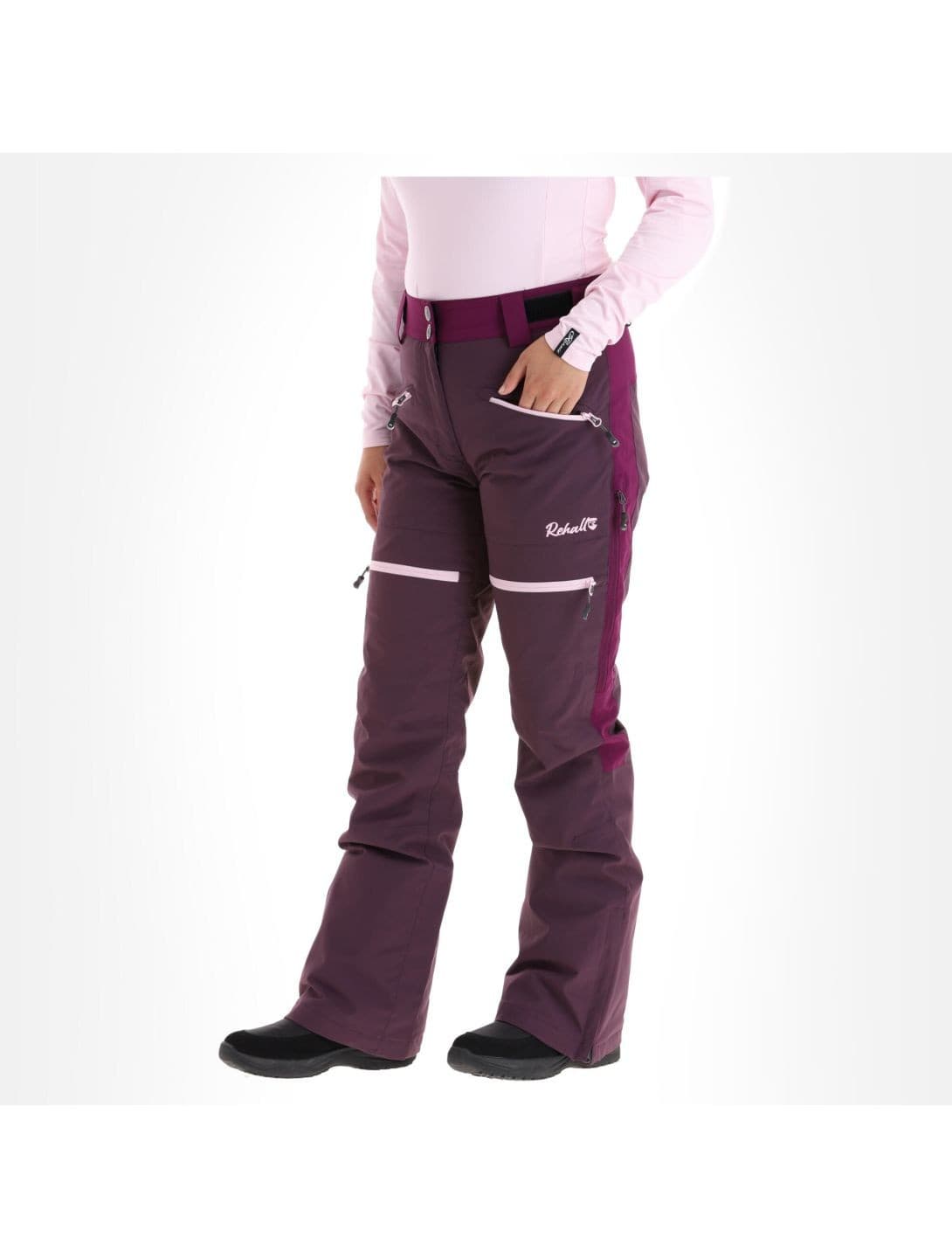 NWT Rehall Jaydi-R Women's M Skihouse Snow Ski Pants Waterproof Plum Perfect - Thumbnail 20