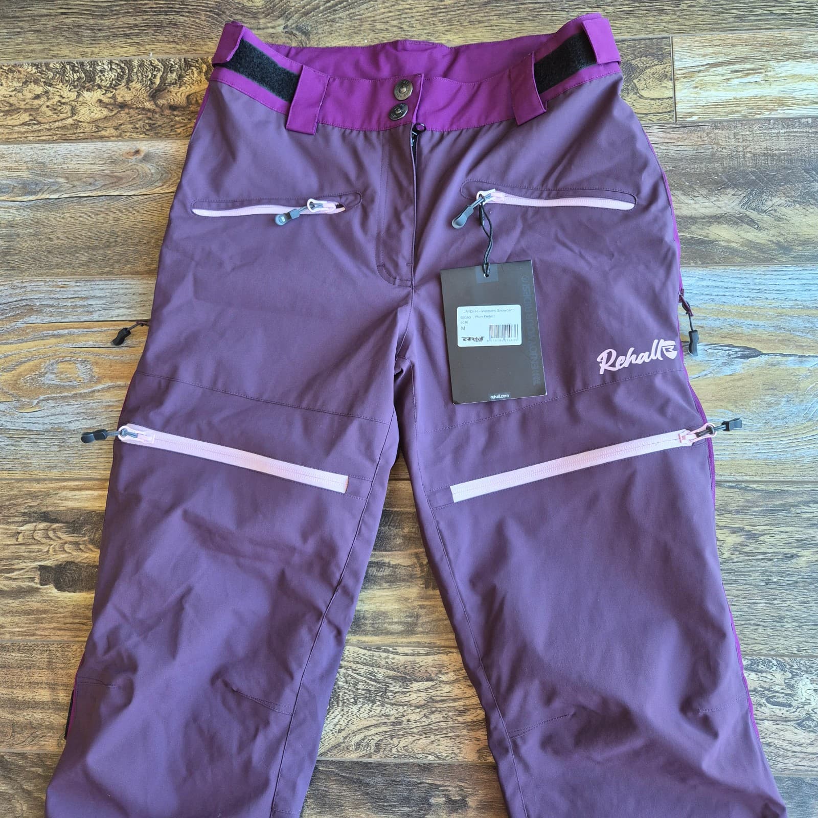 NWT Rehall Jaydi-R Women's M Skihouse Snow Ski Pants Waterproof Plum Perfect - Thumbnail 2