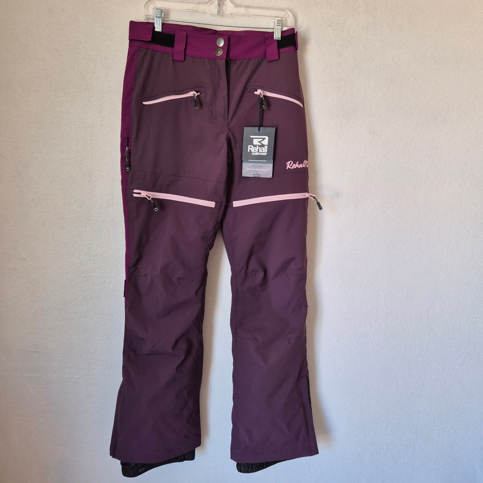 NWT Rehall Jaydi-R Women's M Skihouse Snow Ski Pants Waterproof Plum Perfect - Thumbnail 4