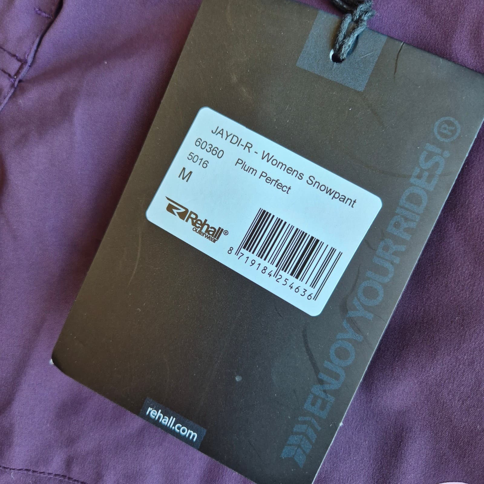 NWT Rehall Jaydi-R Women's M Skihouse Snow Ski Pants Waterproof Plum Perfect - Thumbnail 15