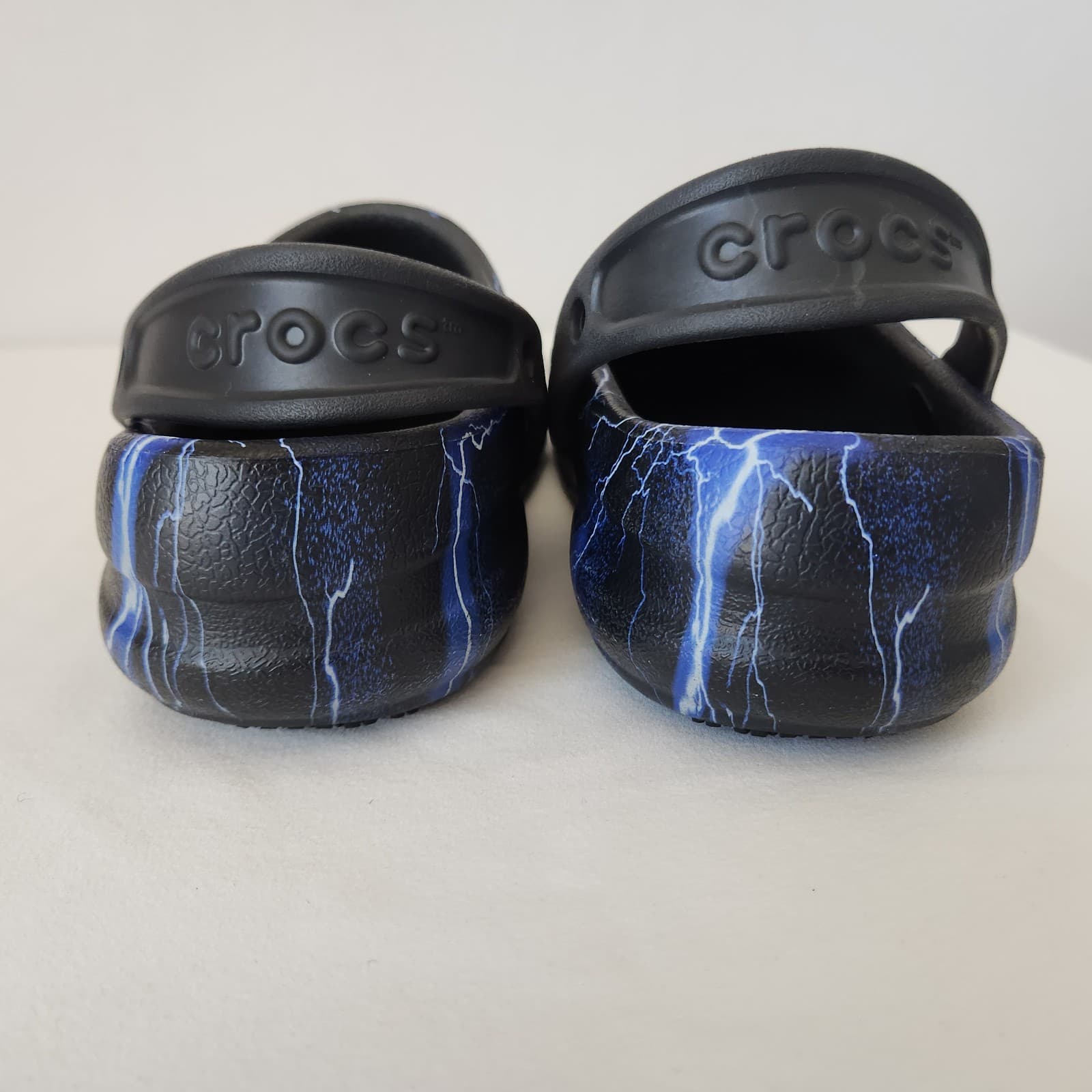 Crocs Bistro Lightning Bolt Comfort Clogs Slip Resistant Heel Strap Unisex M5 W7 - Thumbnail 7