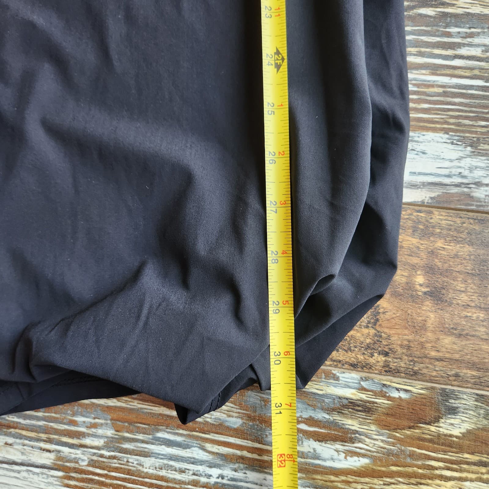 Deca De Vous A Nous France Jersey Lagenlook Cropped Pants Elastic Black Sz.0 - Thumbnail 11